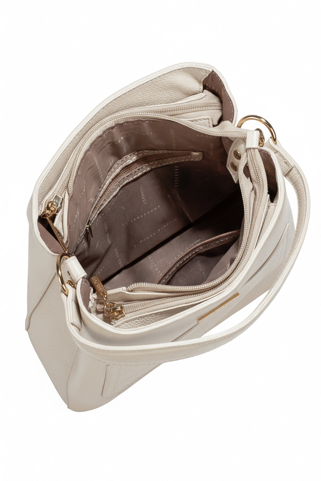 Bolsa de mão em couro liso Madu