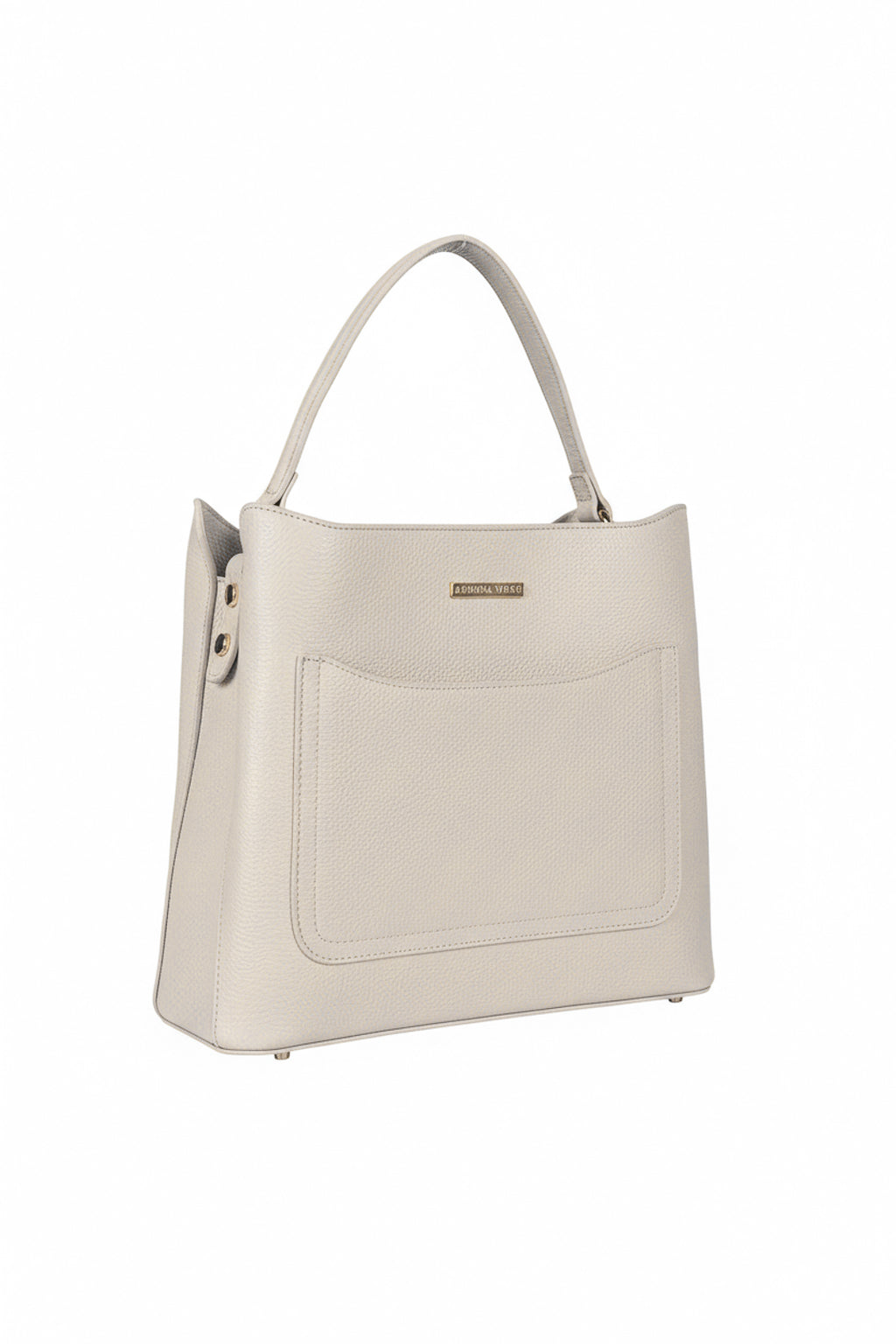 Bolsa de mão em couro liso Madu