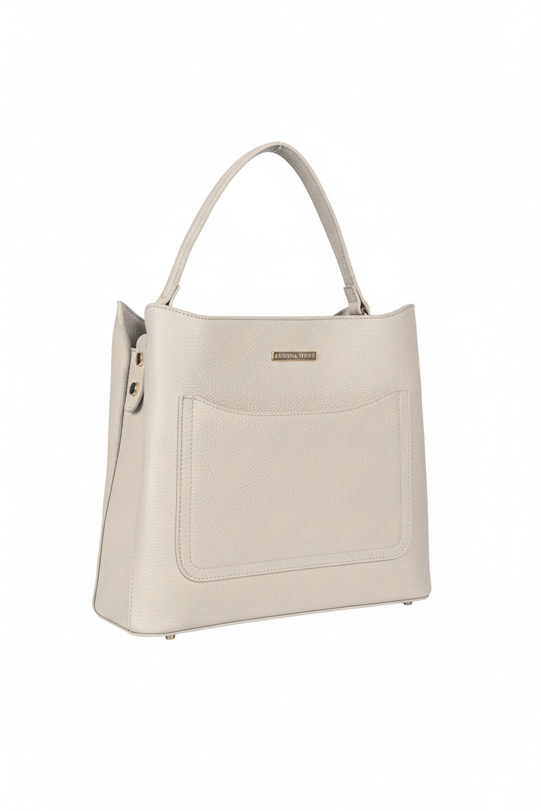 Bolsa de mão em couro liso Madu