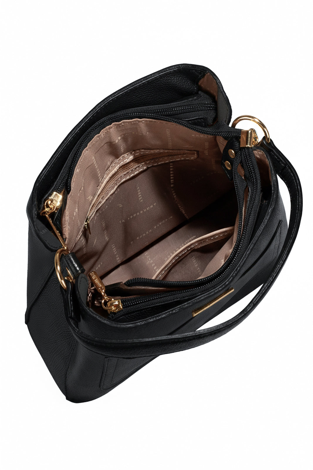 Bolsa de mão em couro liso Madu