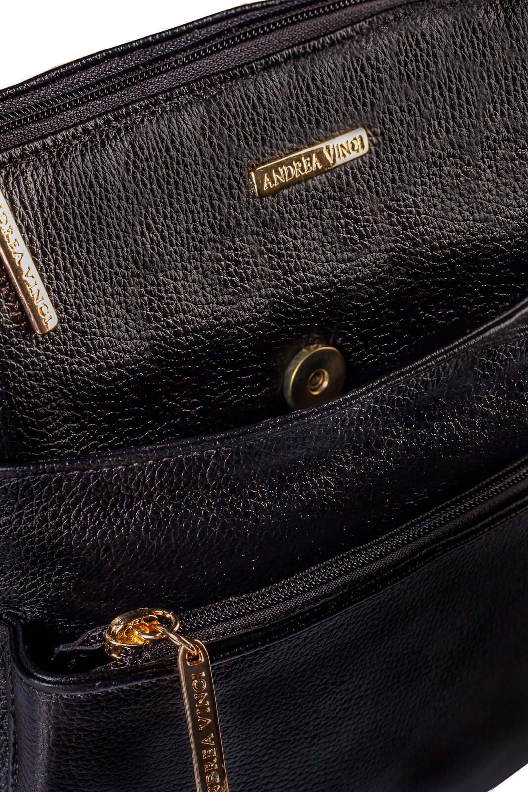 Bolsa transversal de couro liso Giselle - Enluaze