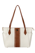 Bolsa feminina de couro liso Esmeralda