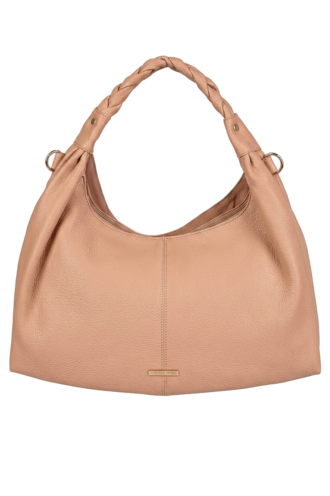 Bolsa saco grande de couro liso Cassia