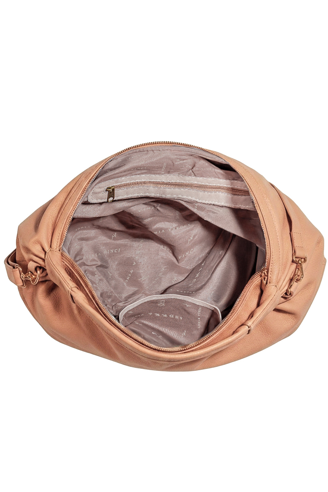 Bolsa saco grande de couro liso Cassia