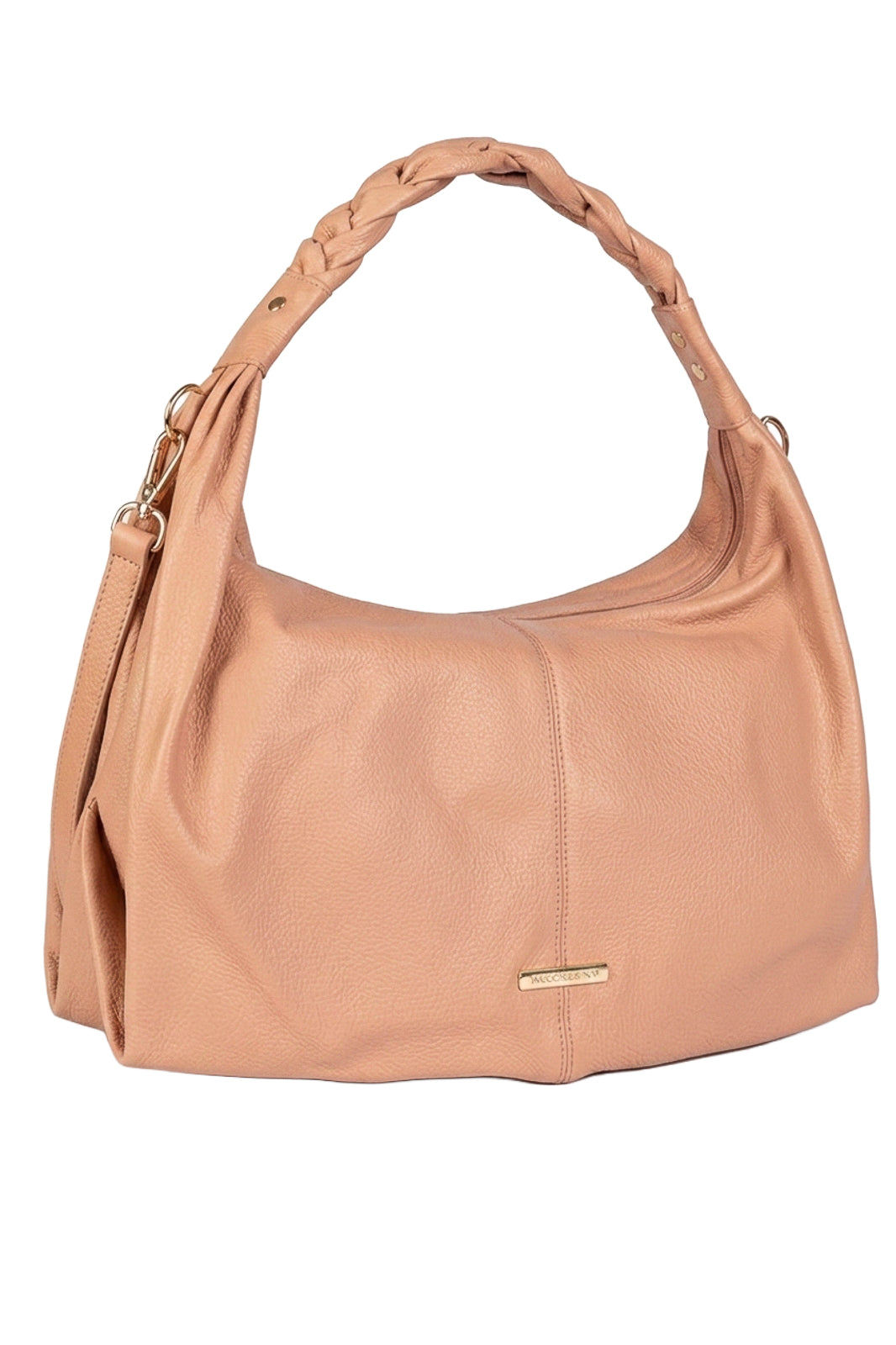 Bolsa saco grande de couro liso Cassia