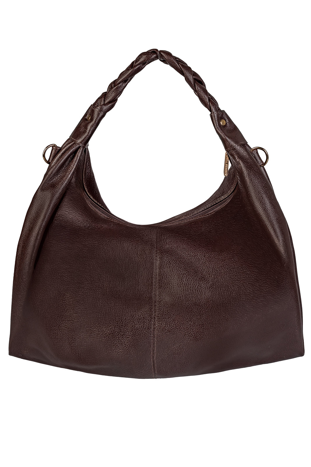 Bolsa saco grande de couro liso Cassia