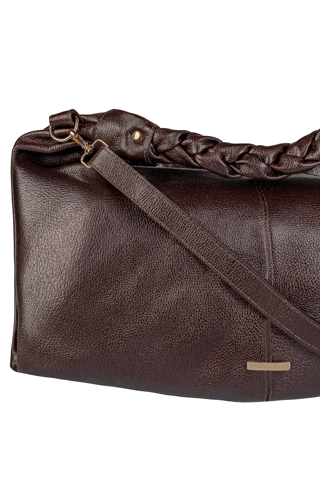 Bolsa saco grande de couro liso Cassia