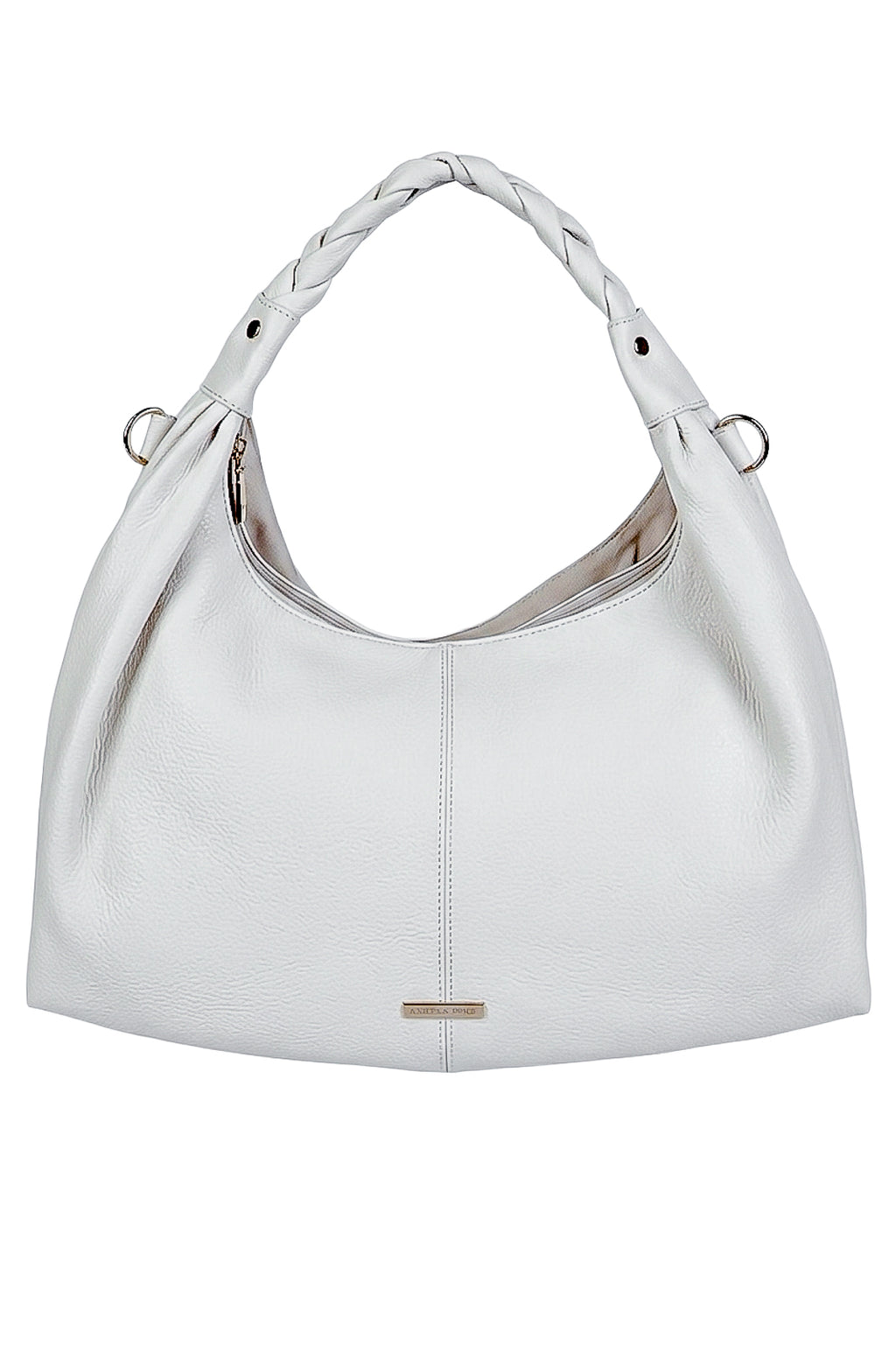 Bolsa saco grande de couro liso Cassia