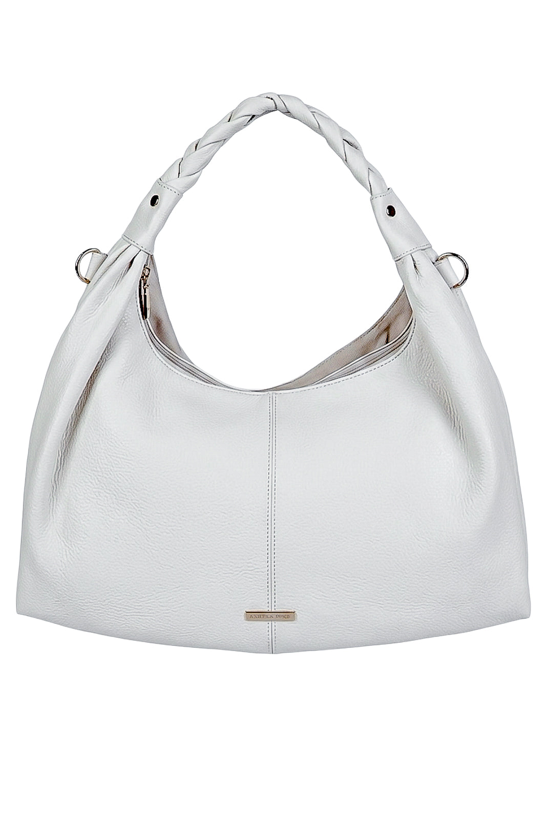 Bolsa saco grande de couro liso Cassia