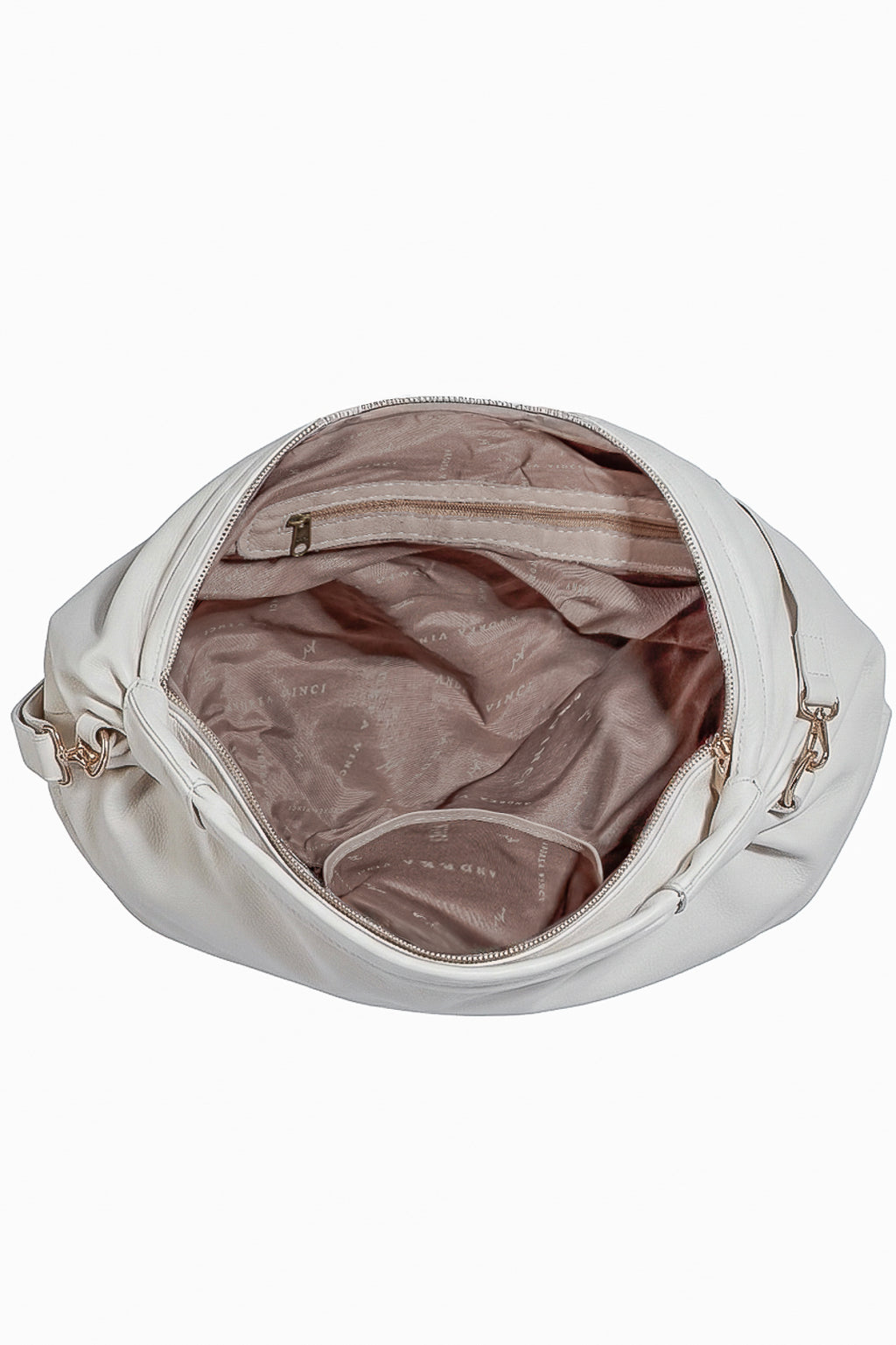 Bolsa saco grande de couro liso Cassia