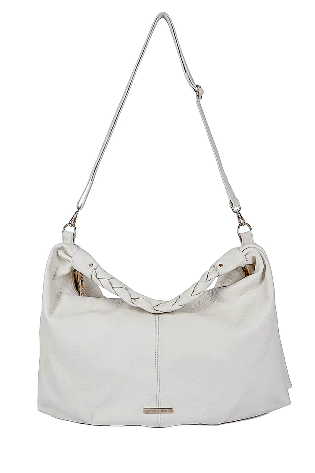 Bolsa saco grande de couro liso Cassia