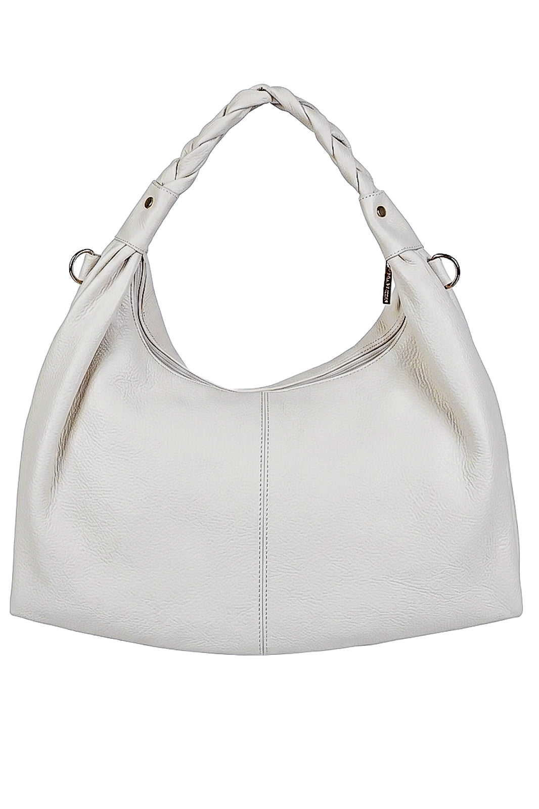 Bolsa saco grande de couro liso Cassia