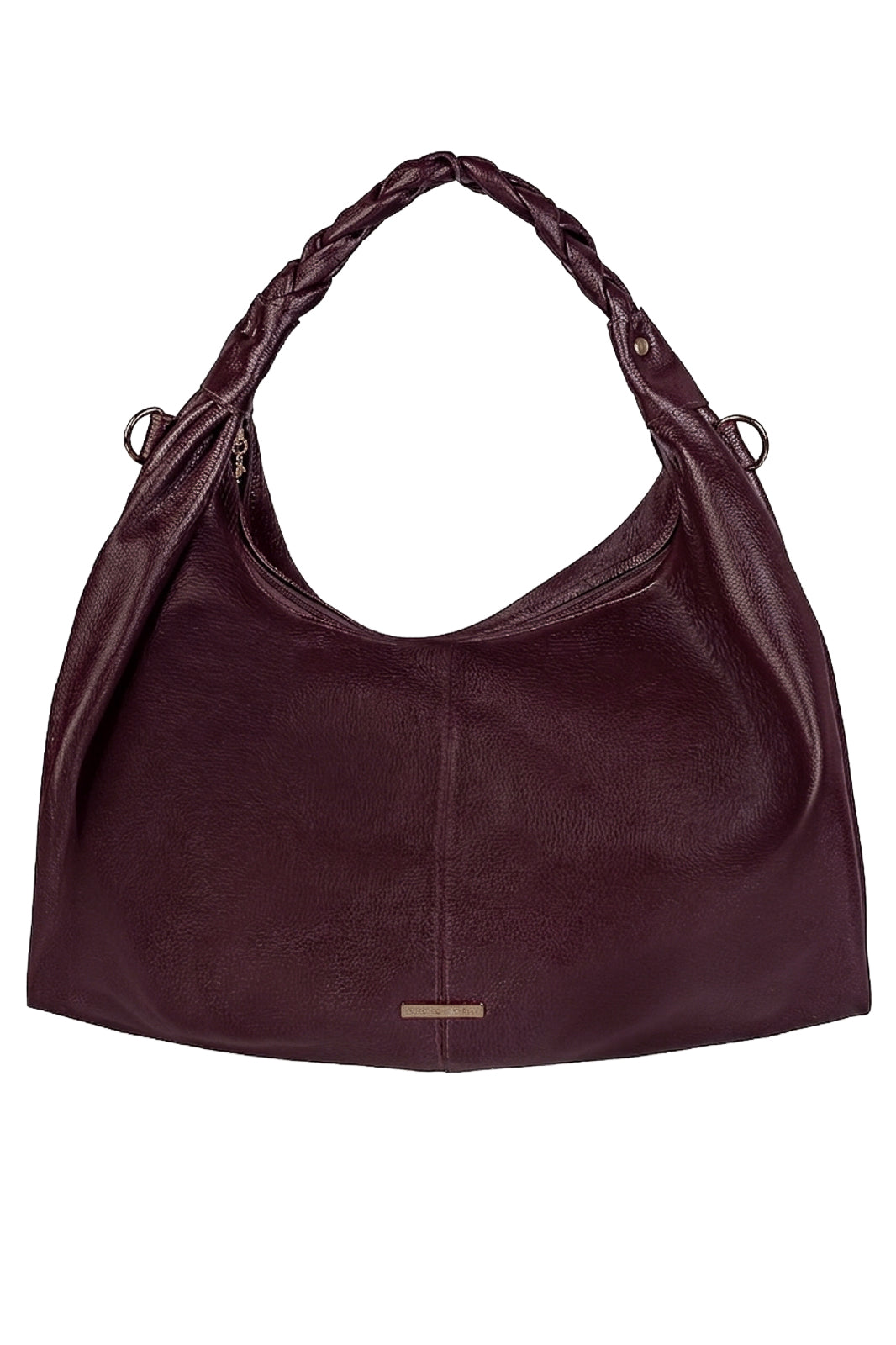 Bolsa saco grande de couro liso Cassia