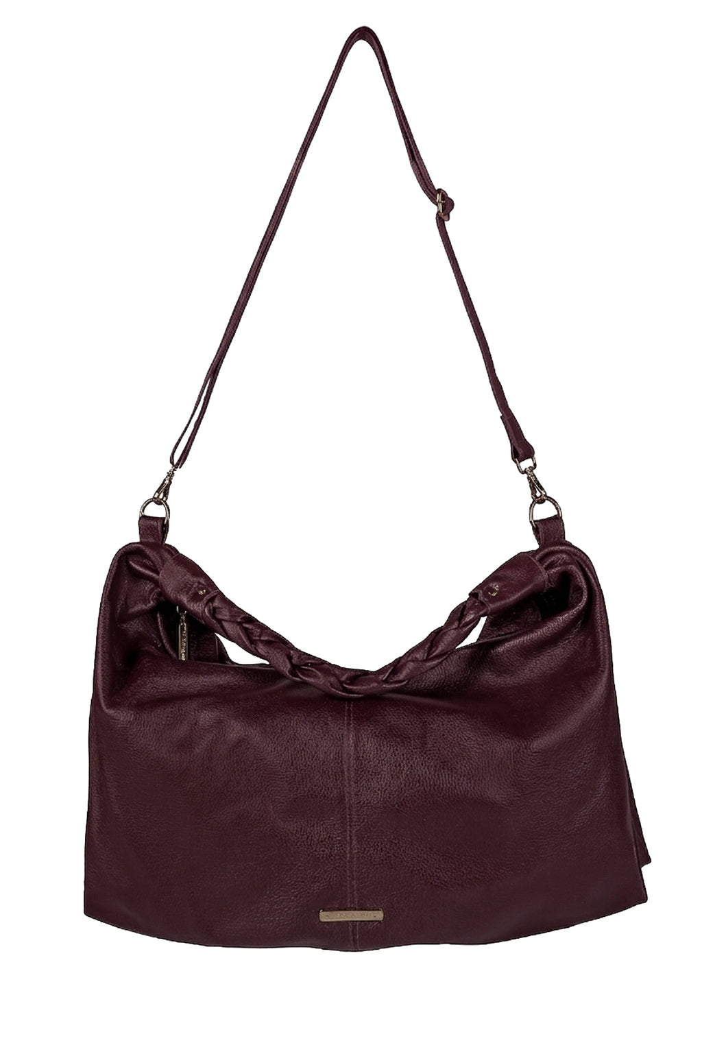 Bolsa saco grande de couro liso Cassia