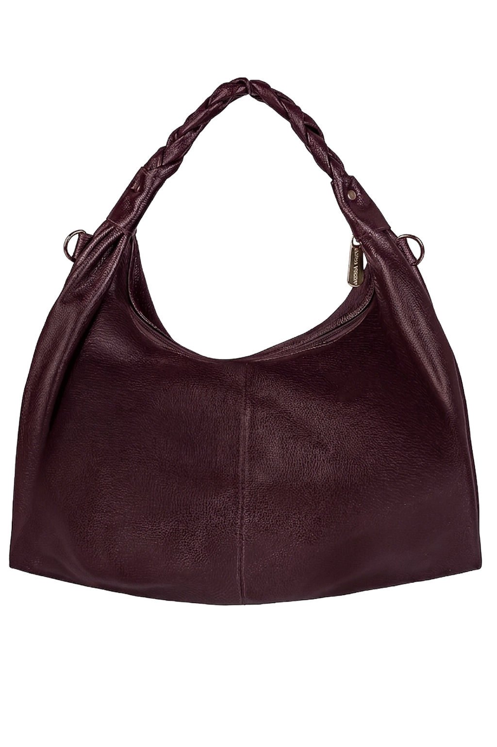 Bolsa saco grande de couro liso Cassia