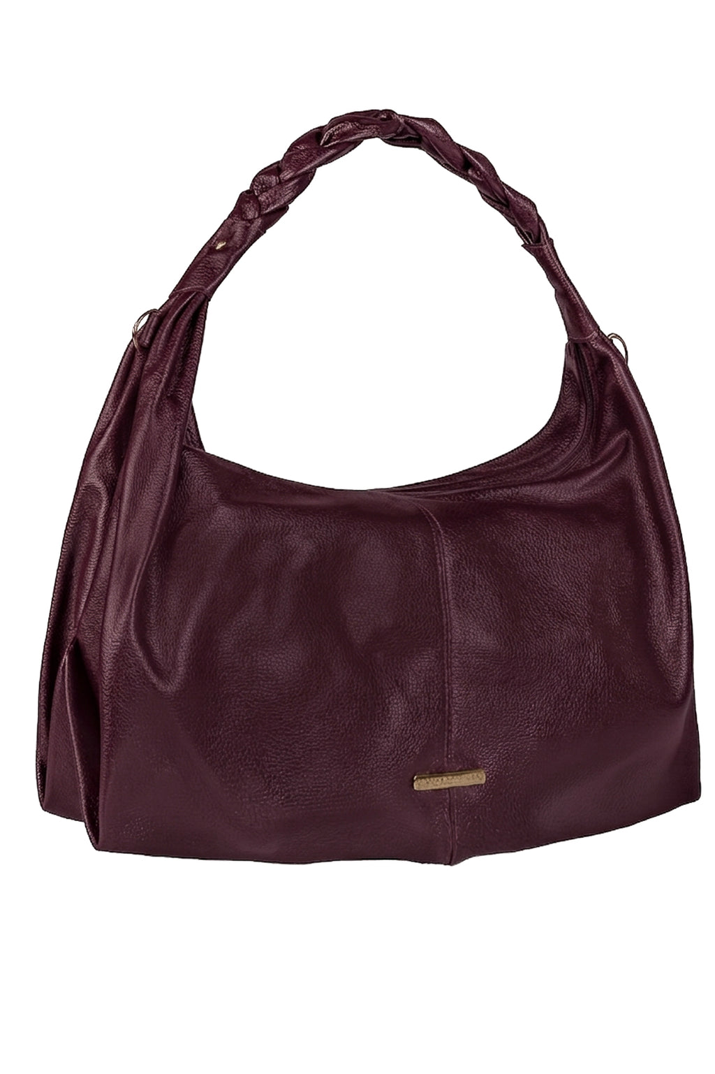 Bolsa saco grande de couro liso Cassia
