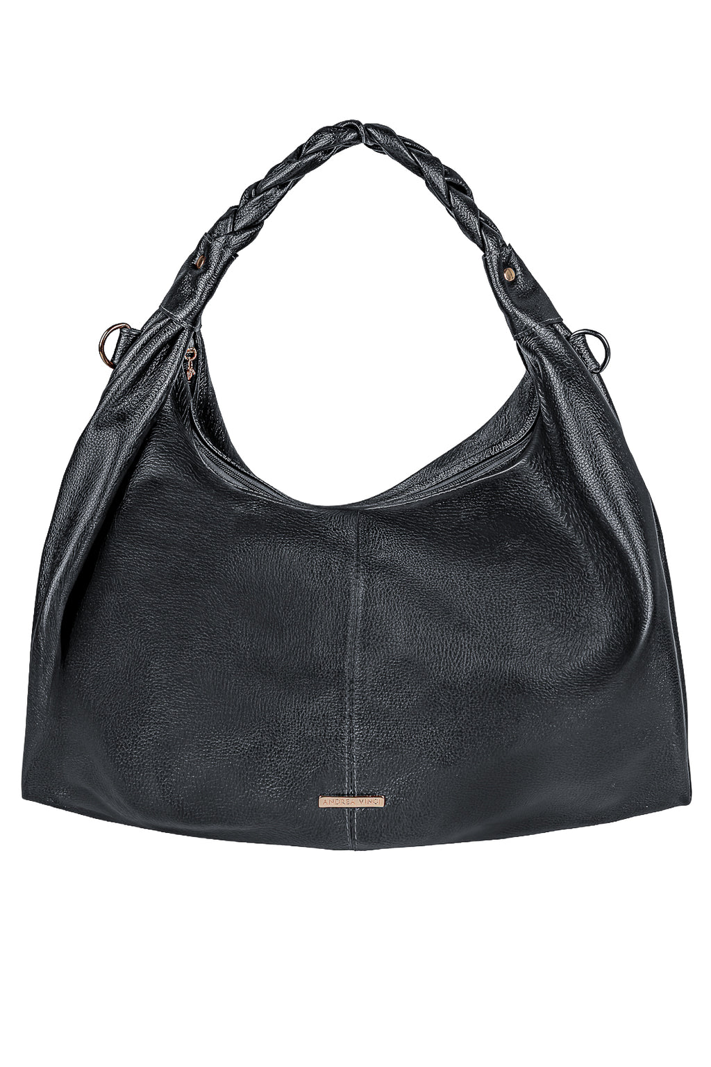 Bolsa saco grande de couro liso Cassia