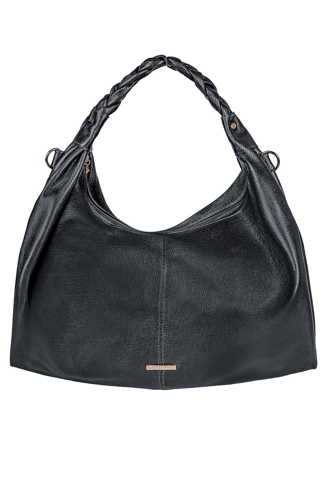 Bolsa saco grande de couro liso Cassia