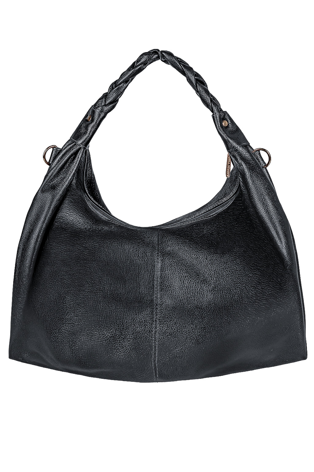 Bolsa saco grande de couro liso Cassia