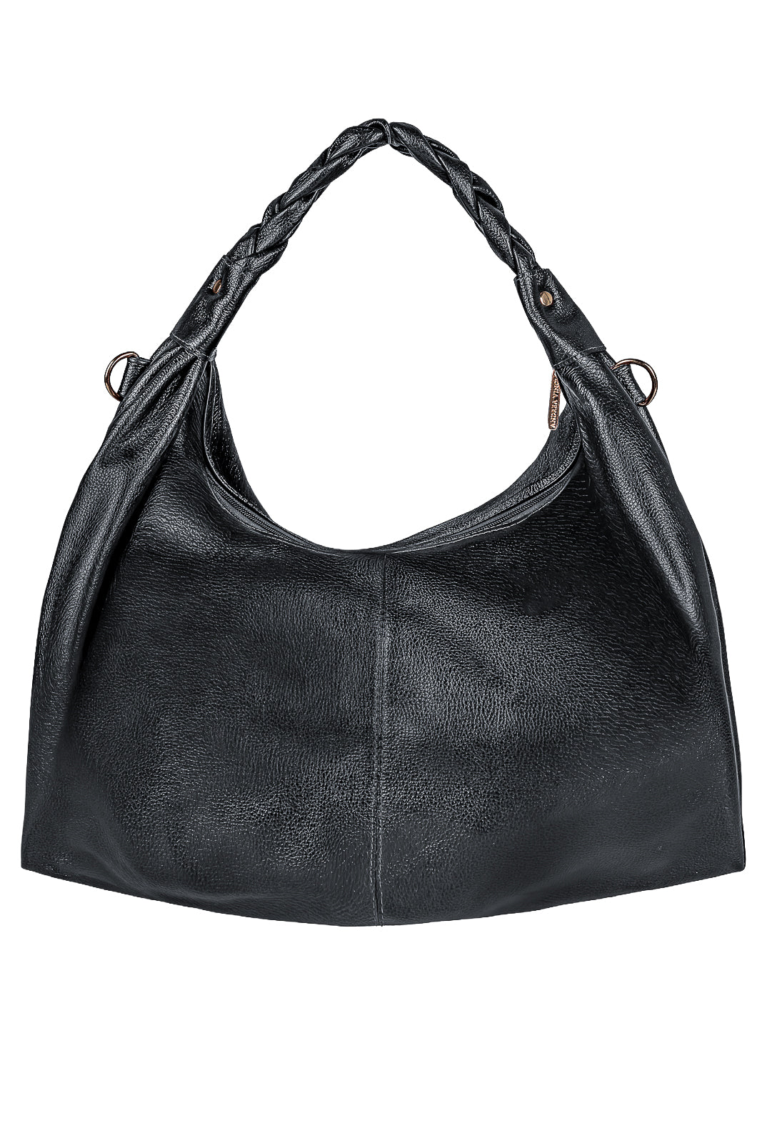 Bolsa saco grande de couro liso Cassia