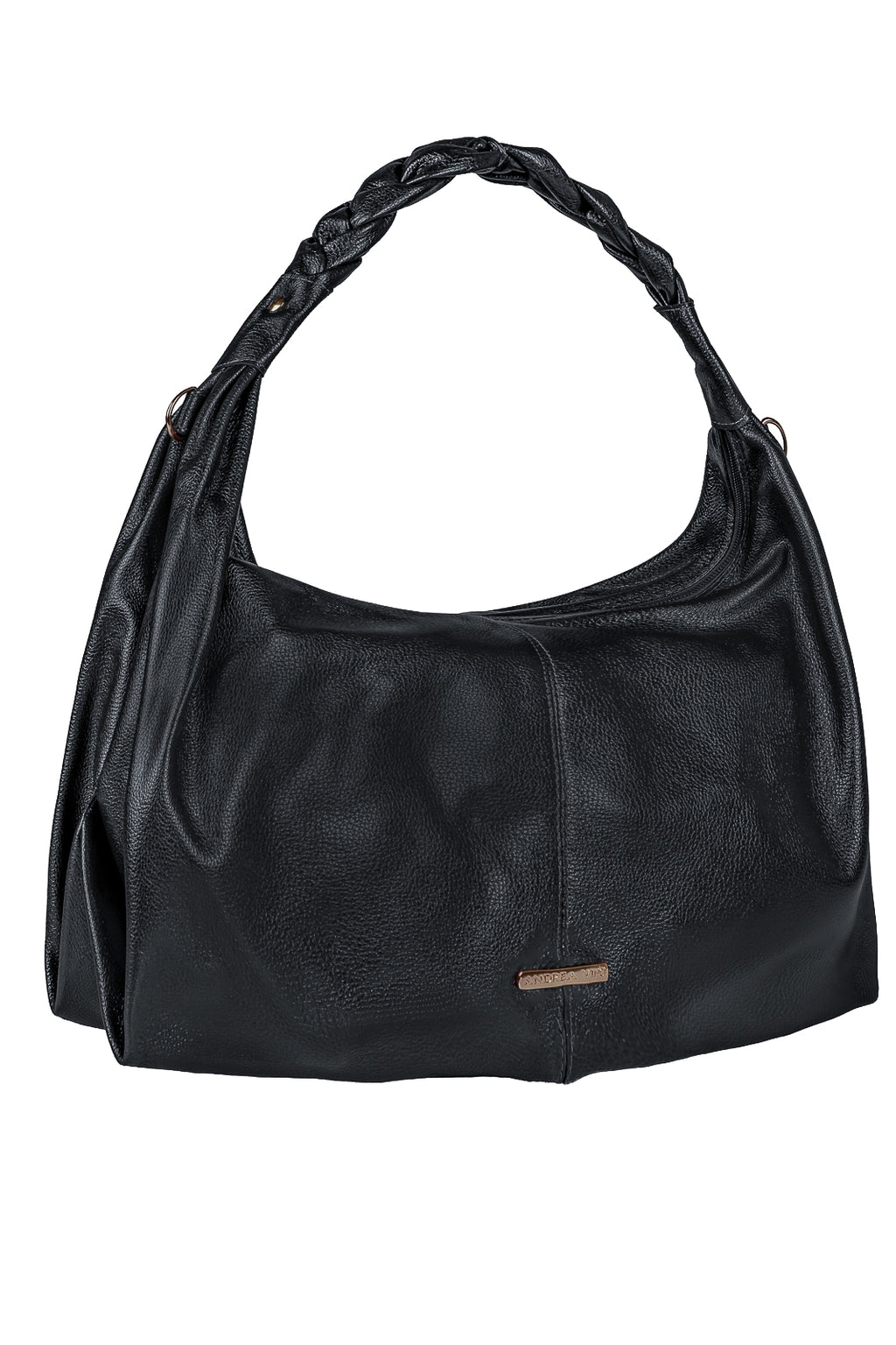 Bolsa saco grande de couro liso Cassia