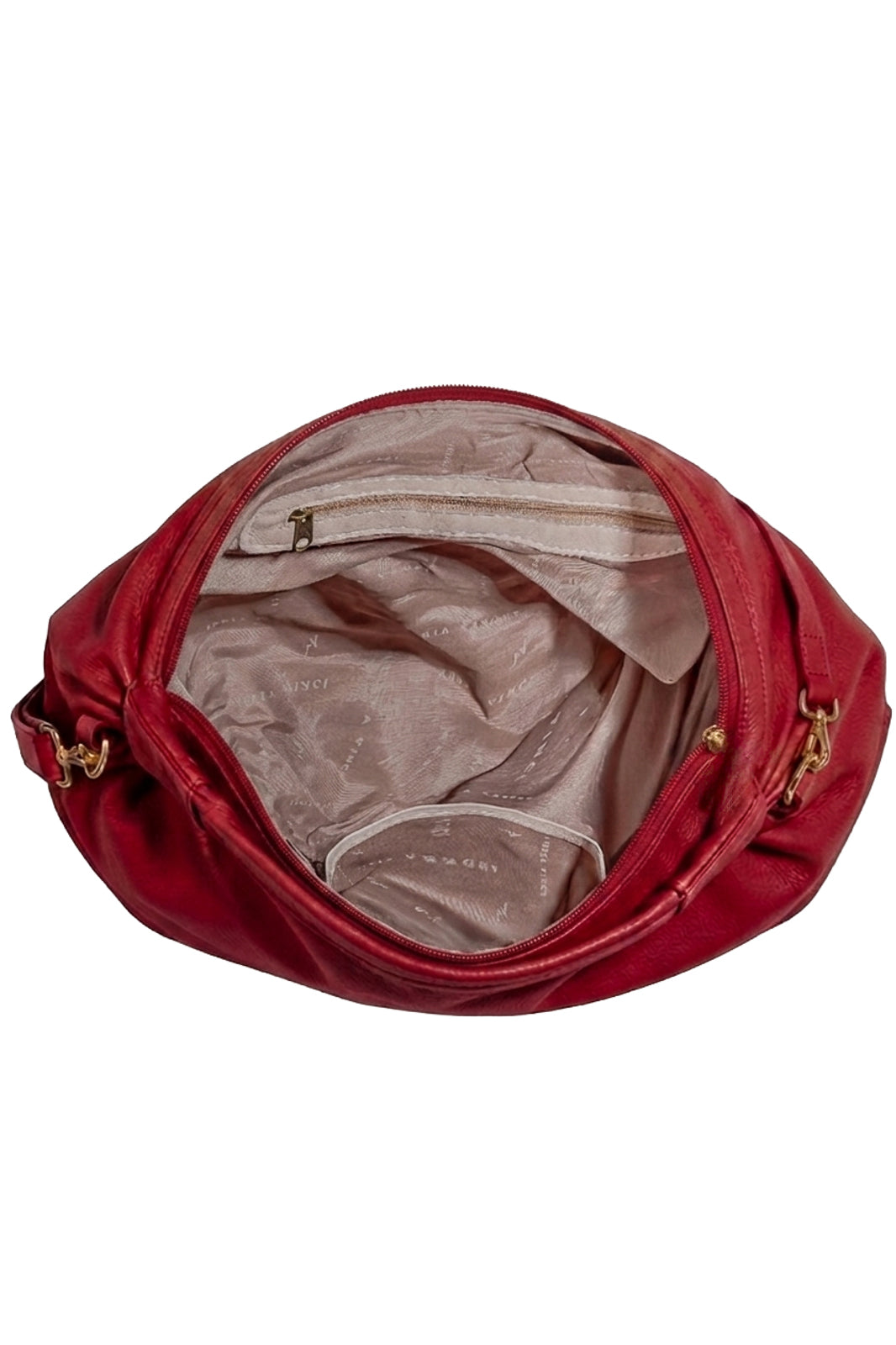 Bolsa saco grande de couro liso Cassia