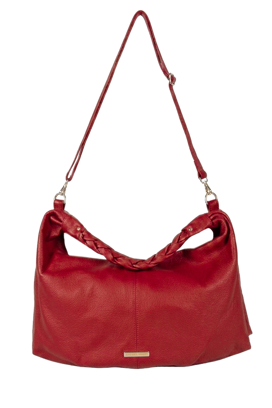 Bolsa saco grande de couro liso Cassia