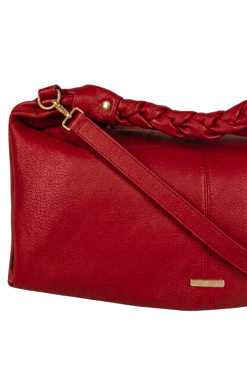 Bolsa saco grande de couro liso Cassia