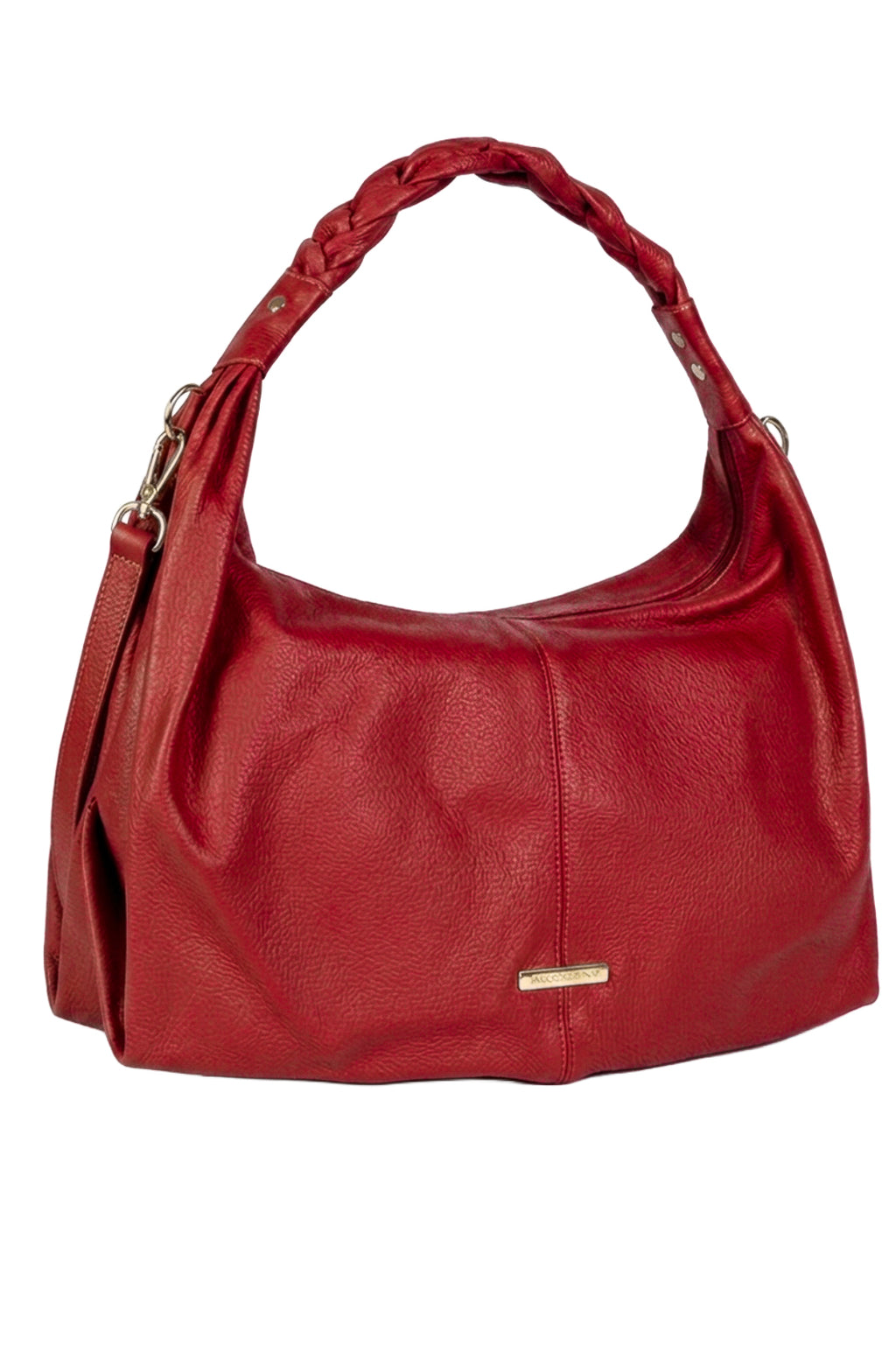 Bolsa saco grande de couro liso Cassia