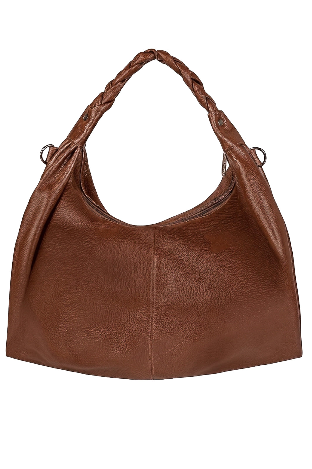 Bolsa saco grande de couro liso Cassia