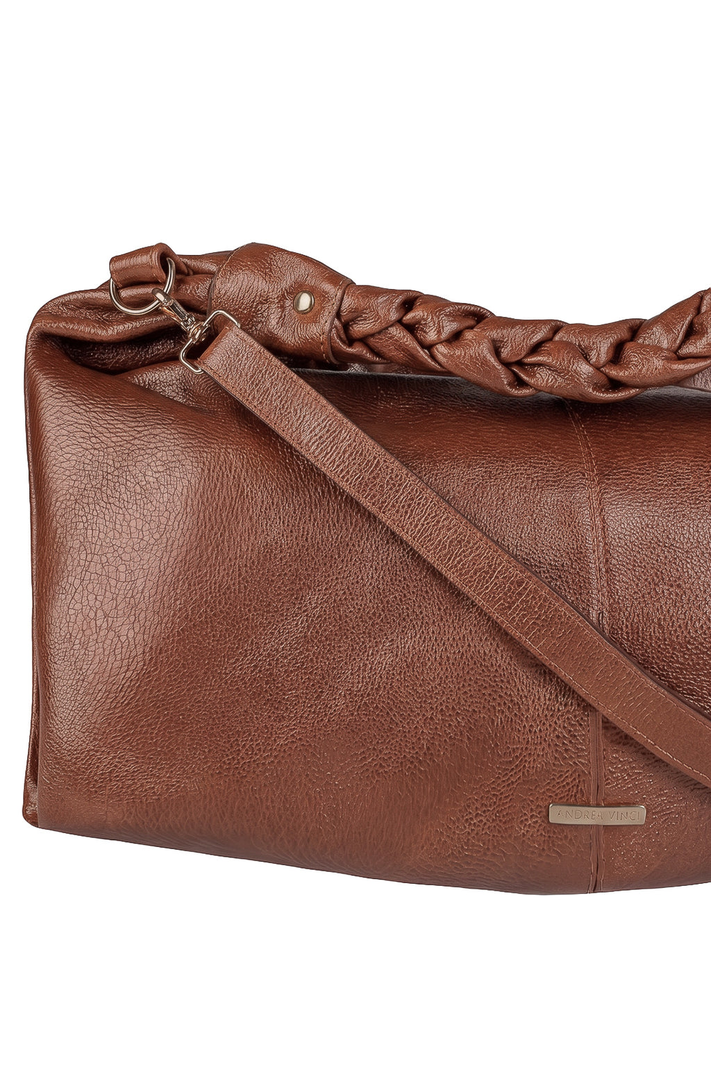 Bolsa saco grande de couro liso Cassia