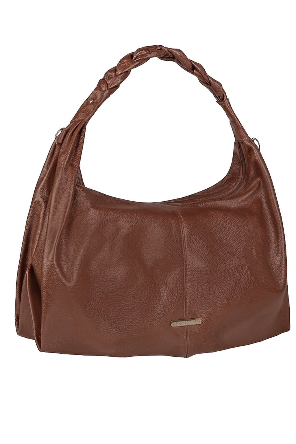Bolsa saco grande de couro liso Cassia