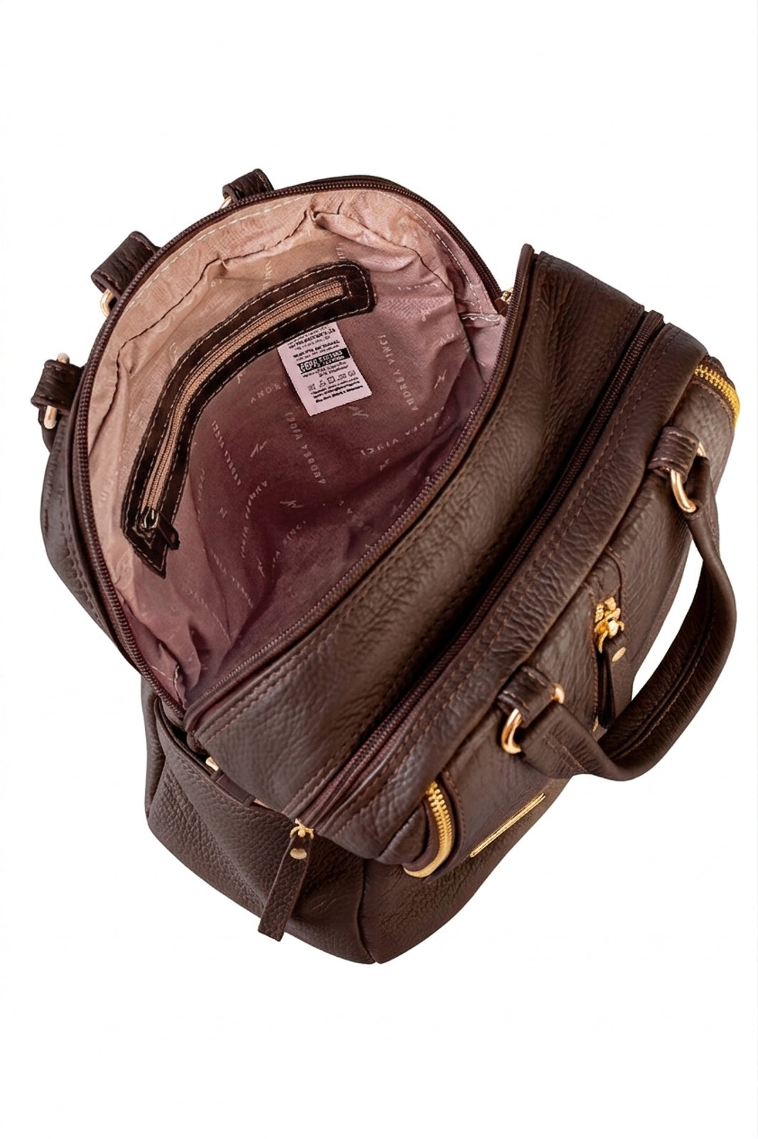 Bolsa mochila 2 em 1 em couro croco Marina