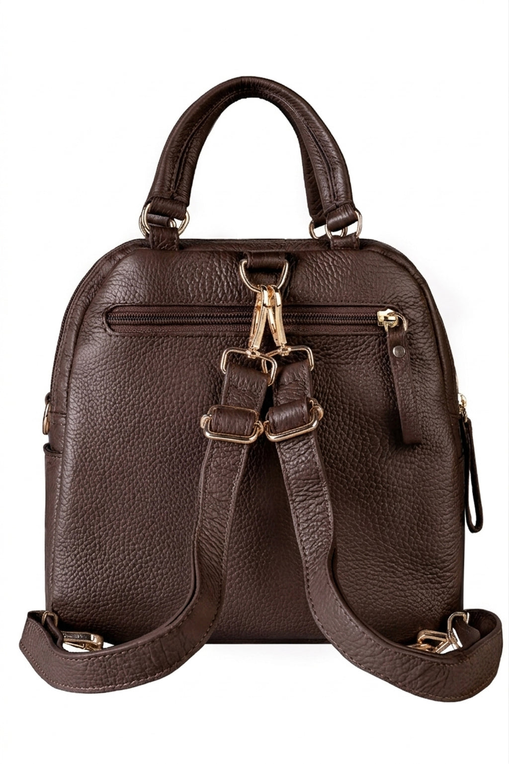 Bolsa mochila 2 em 1 em couro croco Marina