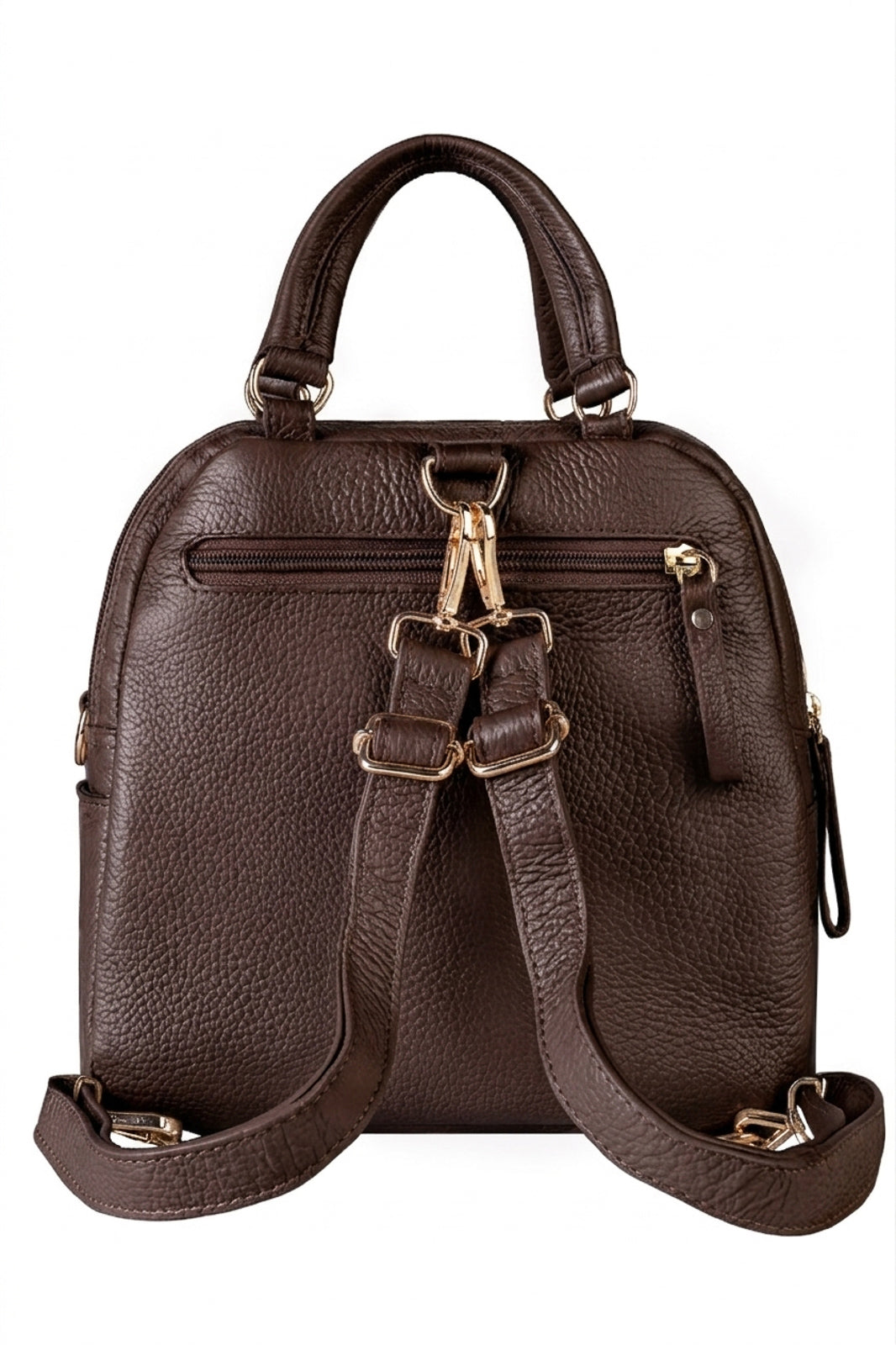 Bolsa mochila 2 em 1 em couro croco Marina