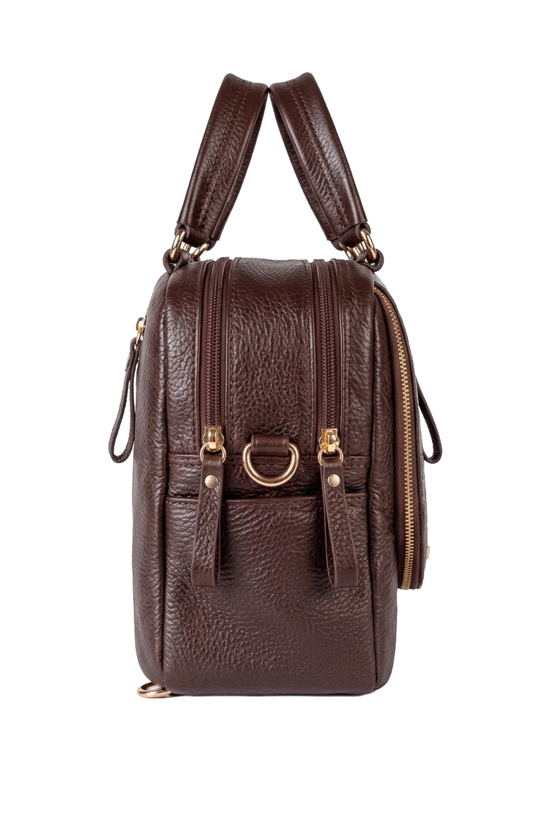 Bolsa mochila 2 em 1 em couro croco Marina