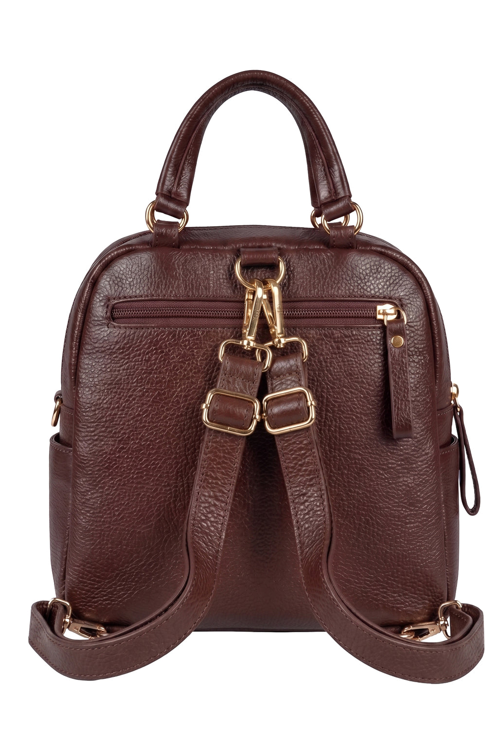 Bolsa mochila 2 em 1 em couro croco Marina