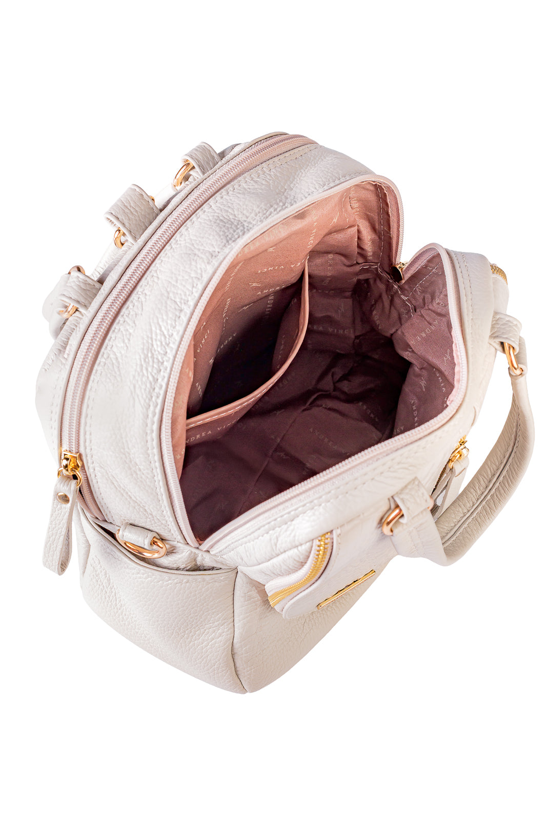 Bolsa mochila 2 em 1 em couro croco Marina