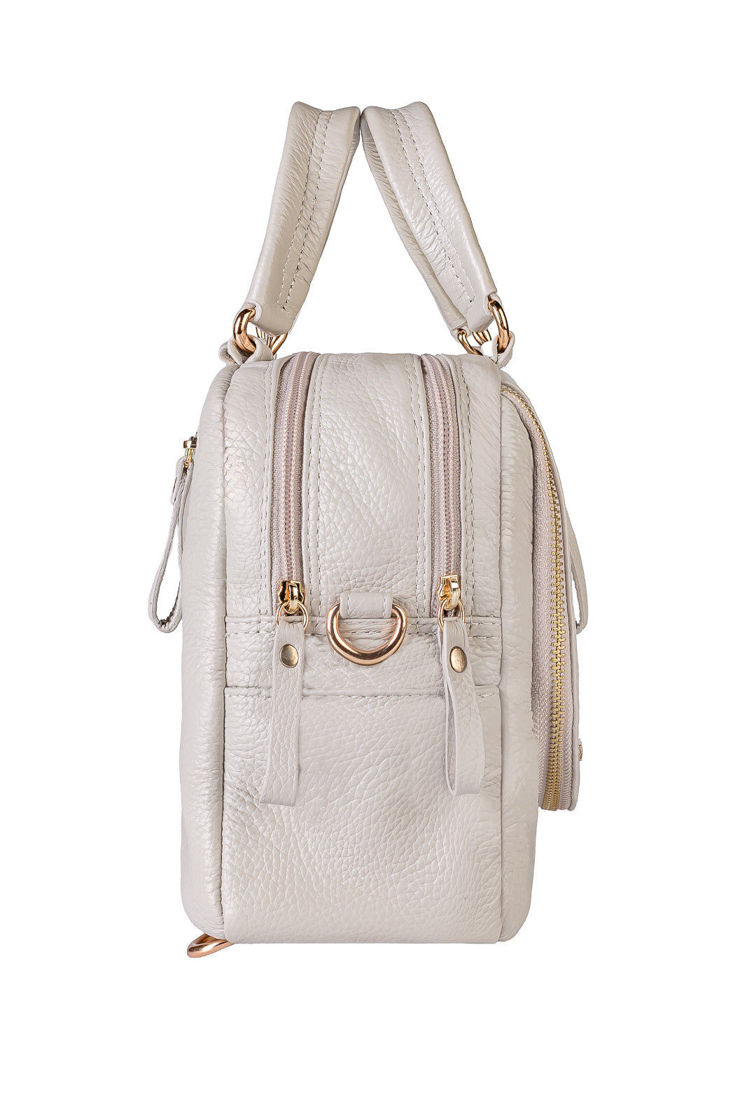 Bolsa mochila 2 em 1 em couro croco Marina