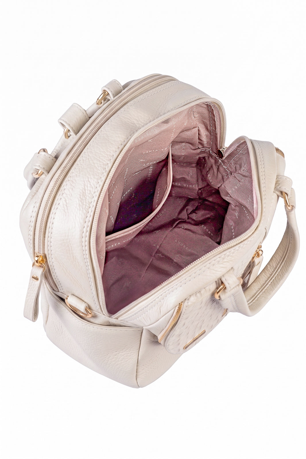 Bolsa mochila 2 em 1 em couro croco Marina