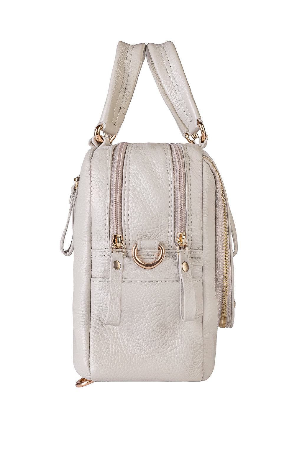 Bolsa mochila 2 em 1 em couro croco Marina