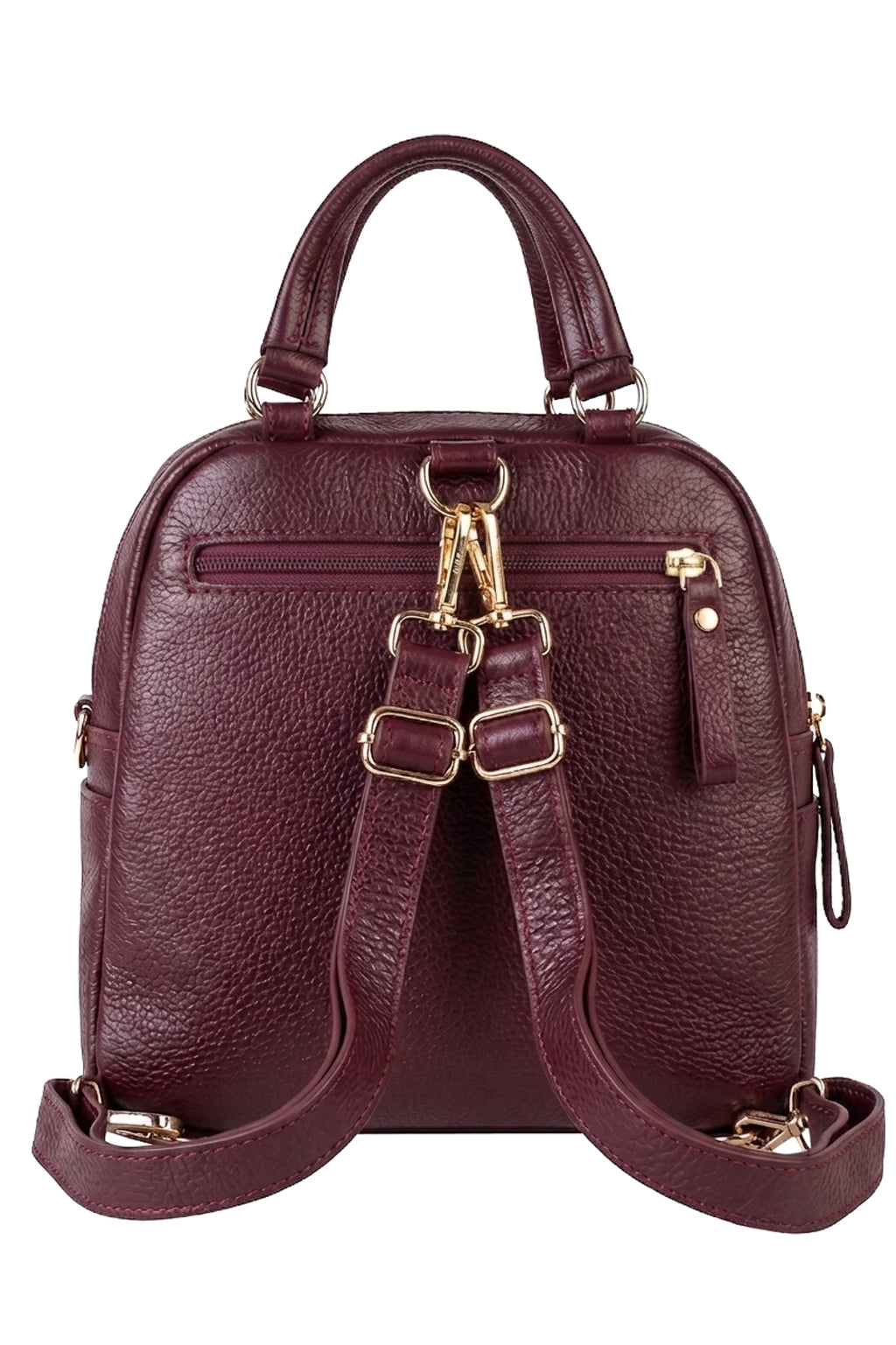 Bolsa mochila 2 em 1 em couro croco Marina