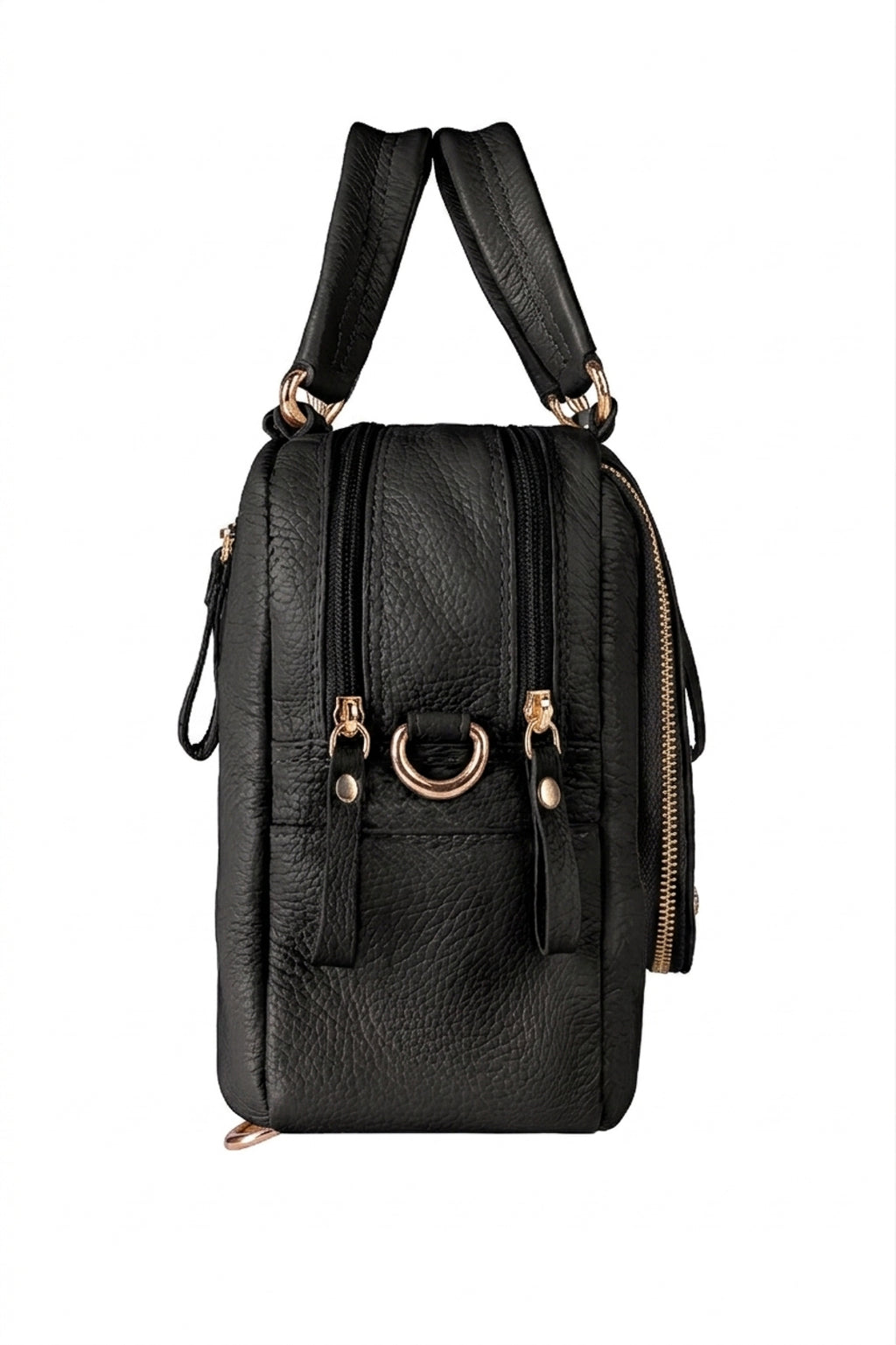 Bolsa mochila 2 em 1 em couro croco Marina