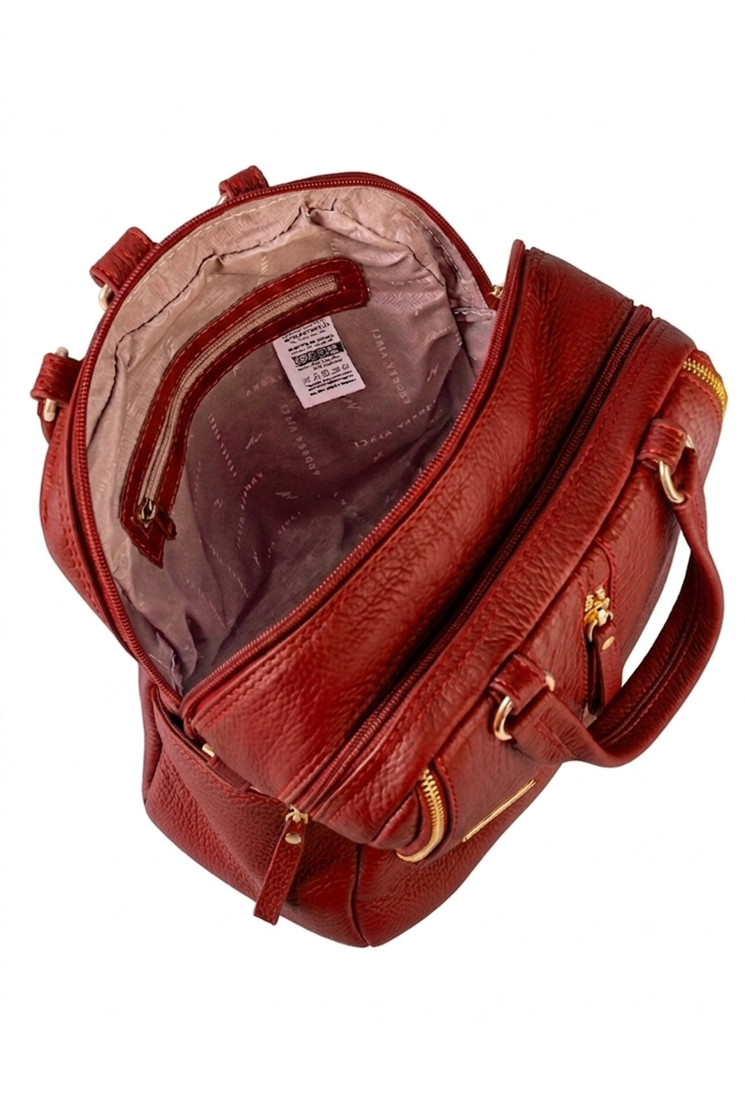 Bolsa mochila 2 em 1 em couro croco Marina