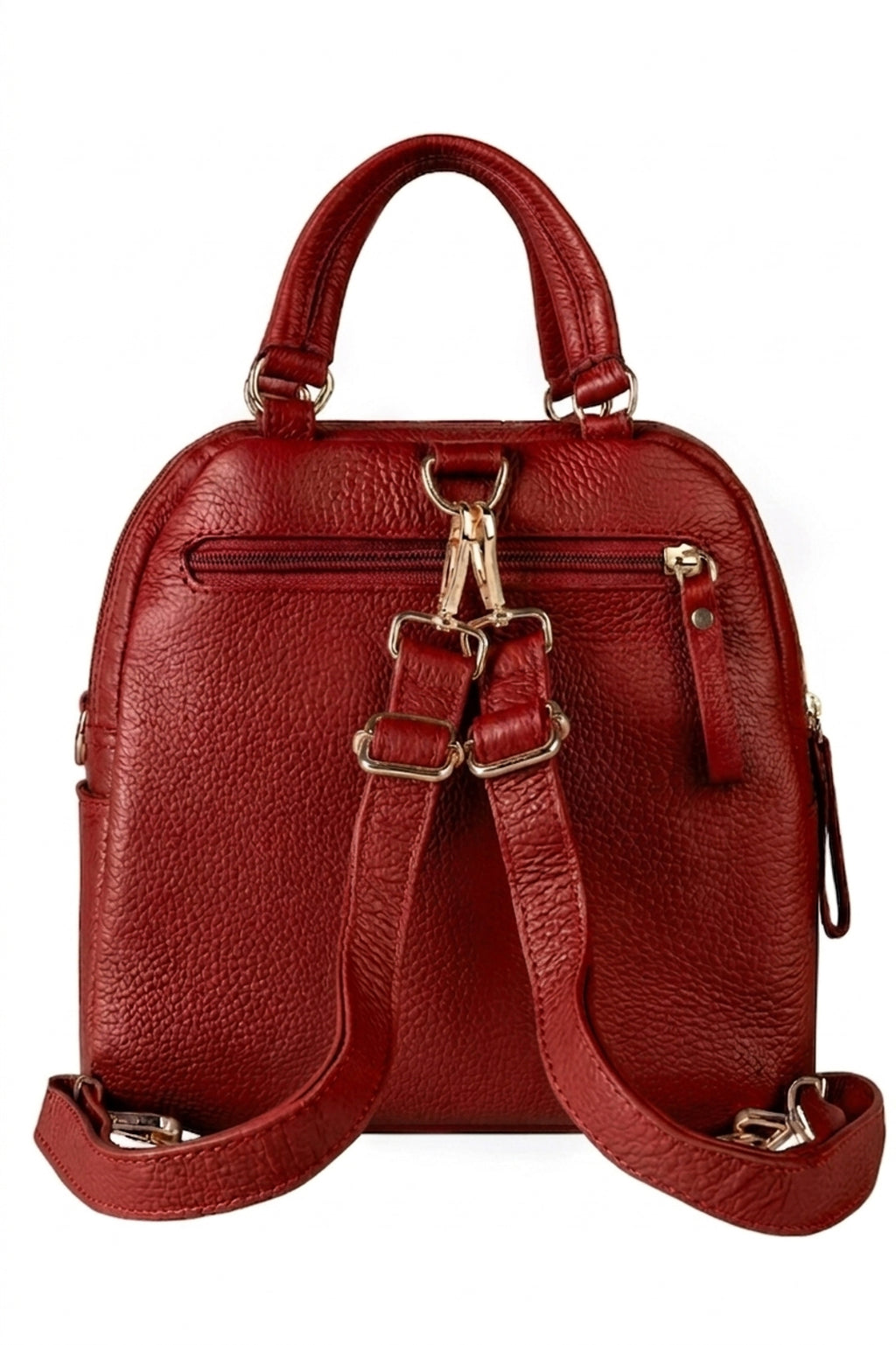 Bolsa mochila 2 em 1 em couro croco Marina