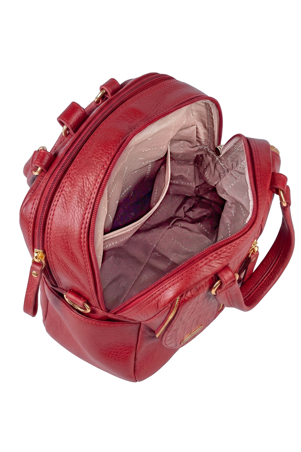 Bolsa mochila 2 em 1 em couro croco Marina