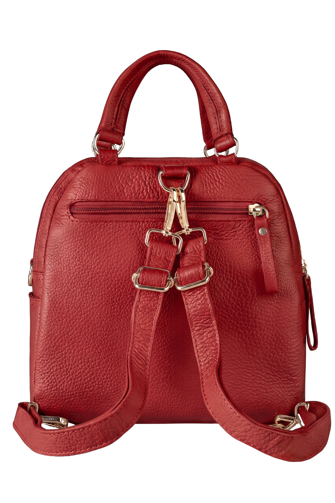 Bolsa mochila 2 em 1 em couro croco Marina