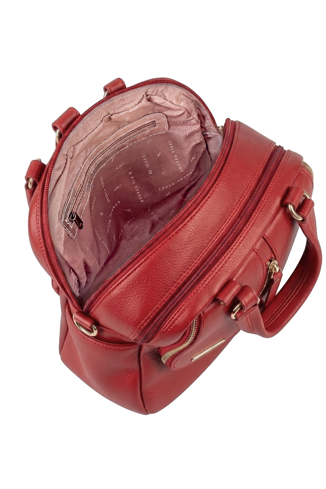 Bolsa mochila 2 em 1 em couro liso Marina