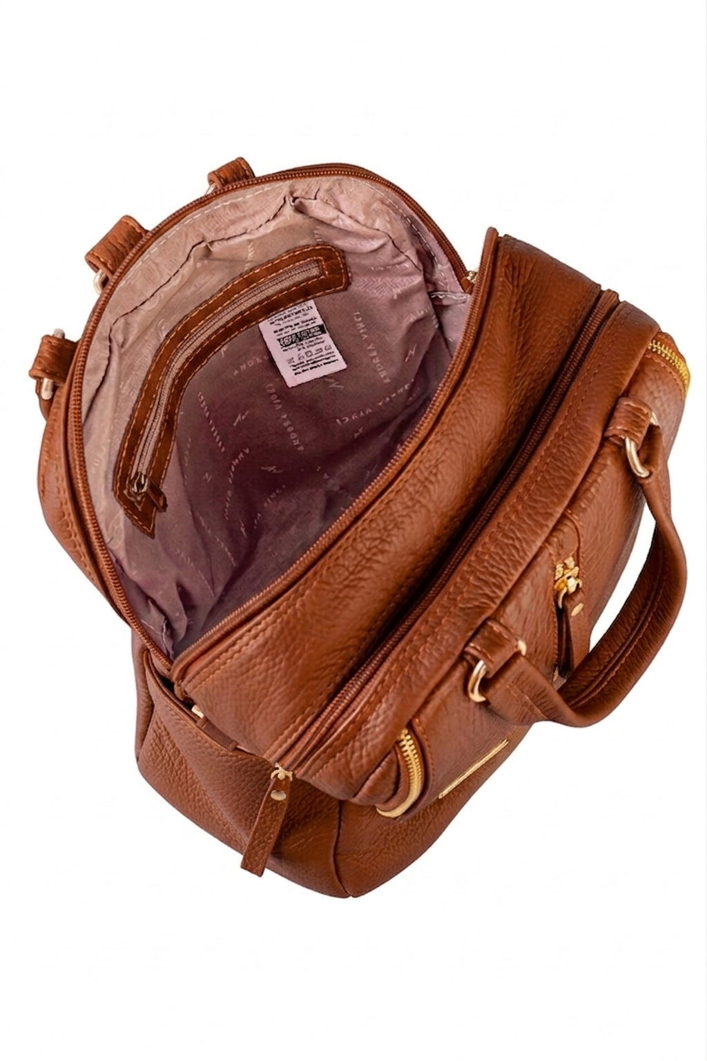 Bolsa mochila 2 em 1 em couro croco Marina
