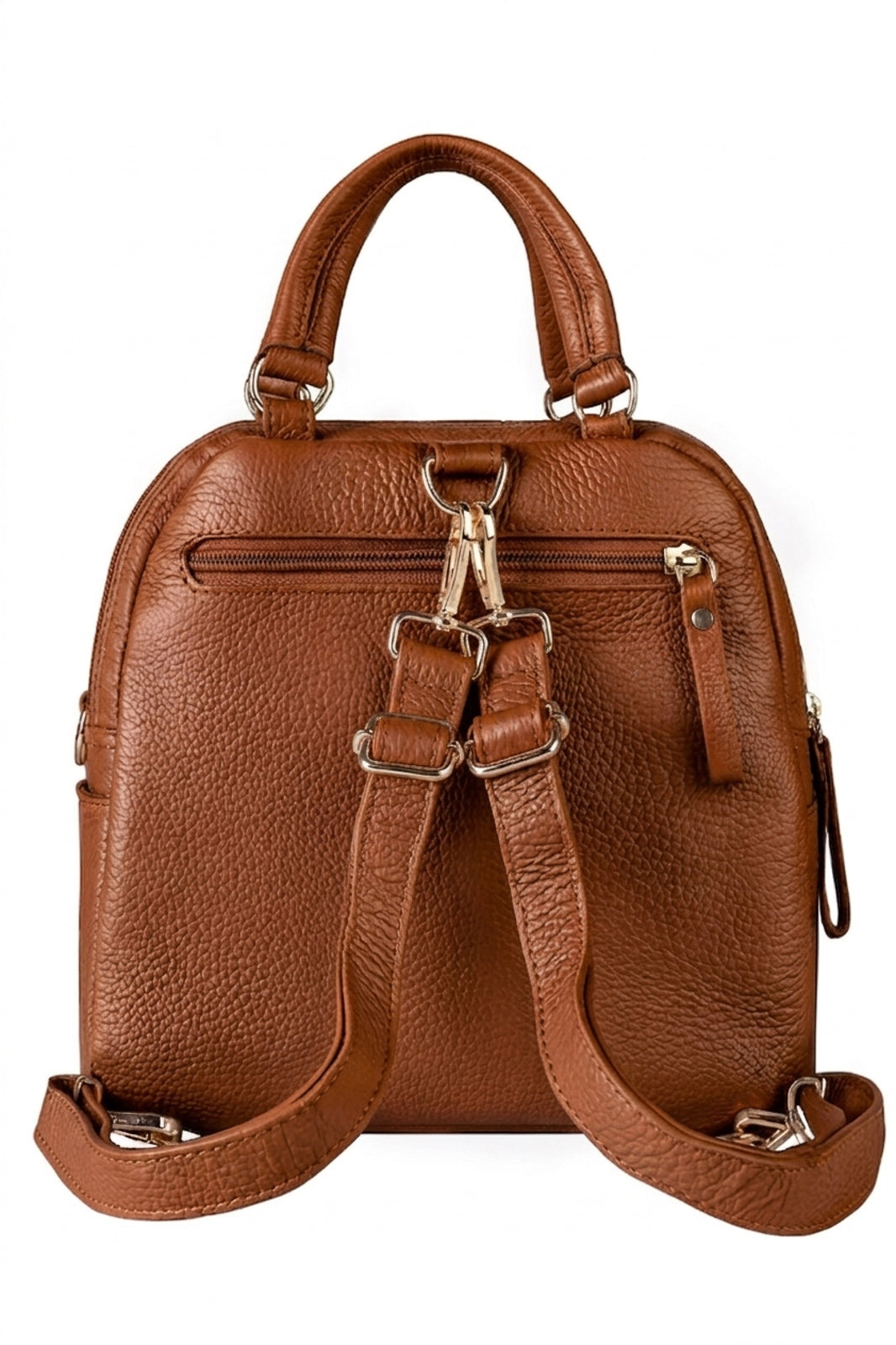 Bolsa mochila 2 em 1 em couro croco Marina